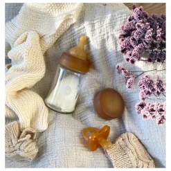 Clearance Biberons en verre à col large Débit lent - Lot de 2 Biberons|Puériculture