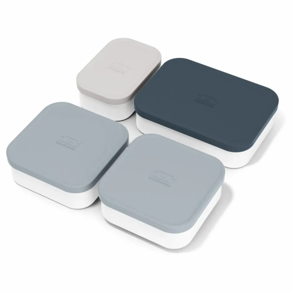Clearance Boites de compartimentation pour bento MB Extra - Set de 4 | Homme Art De La Table|Voyage, Outdoor