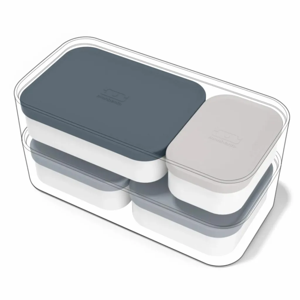 Clearance Boites de compartimentation pour bento MB Extra - Set de 4 | Homme Art De La Table|Voyage, Outdoor