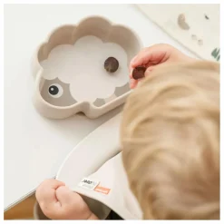 Discount Bol silicone avec ventouse Sheepy | Premiers Repas|Puériculture