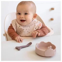 Best Bol ventouse et cuillère silicone Wally | Premiers Repas|Puériculture
