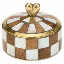 Boîte à carreaux Woody Circus | Petits Rangements