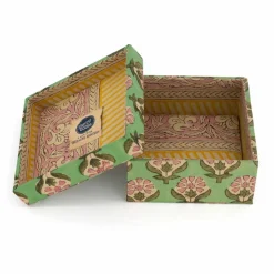 Online Boîtes carrées Emma en bois et coton - set de 2 | Petits Rangements