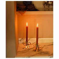 Hot Bougeoir en laiton Riley Ribbon | Vases, Objets Déco