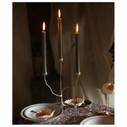 Bougeoir Misty Triple en laiton recyclé | Vases, Objets Déco