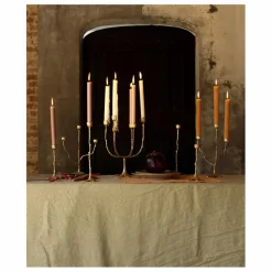 Bougeoir Misty Triple en laiton recyclé | Vases, Objets Déco