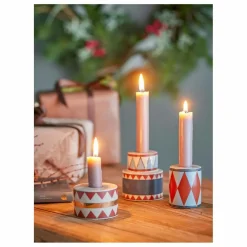 Discount Bougeoirs Bitja en grès - Set de 3 | Vases, Objets Déco