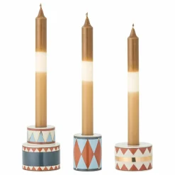 Discount Bougeoirs Bitja en grès - Set de 3 | Vases, Objets Déco