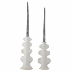 New Bougeoirs Cason en grès - Set de 2 | Vases, Objets Déco