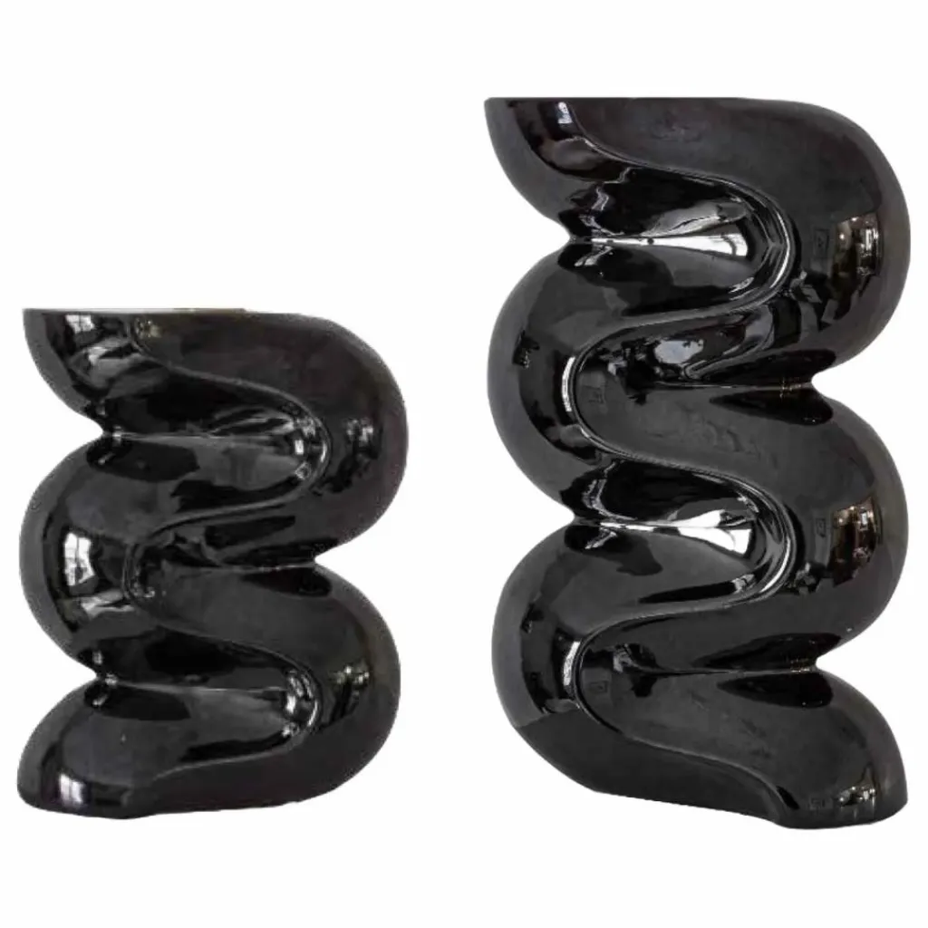 New Bougeoirs Ganache - Set de 2 | Vases, Objets Déco