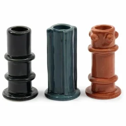 Outlet Bougeoirs Molly - Set de 3 Vases, Objets Déco