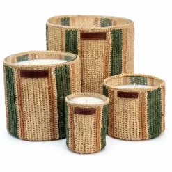 Hot Bougie Raphia Maya - Menthe & Thé Homme Bougies, Senteurs|Bougies, Senteurs