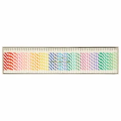 Clearance Bougies d'anniversaire rayées - Set de 50 Enfant Décoration De Fête