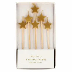 Bougies Etoiles - Set de 6 | Enfant Décoration De Fête