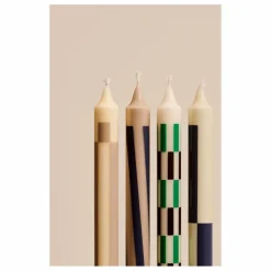 Sale Bougies Pattern - Set de 4 | Homme Bougies, Senteurs|Bougies, Senteurs