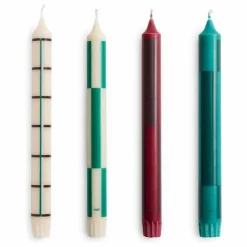 Discount Bougies Pattern - Set de 4 | Homme Bougies, Senteurs|Bougies, Senteurs