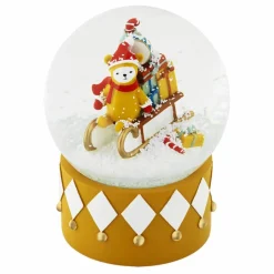 Clearance Boule à neige Traineau Enfant Décoration De Fête