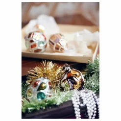 Online Boule de Noël anatomic ronde en verre Enfant Décoration De Fête