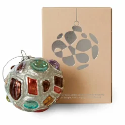 Discount Boule de Noël bijoux ronde en verre Enfant Décoration De Fête