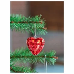 Discount Boule de Noël Disco Cœur | Enfant Décoration De Fête