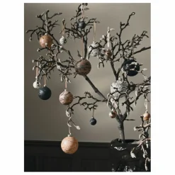 New Boule de Noël effet marbré - Set de 4 Enfant Décoration De Fête