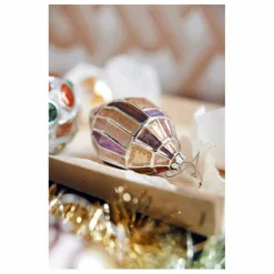 Online Boule de Noël ovale en verre Enfant Décoration De Fête