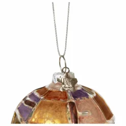 Clearance Boule de Noël ronde en verre Enfant Décoration De Fête