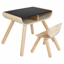 Outlet Bureau pour enfant - Plateau noir en planwood Enfant Bureaux, Tables Enfant