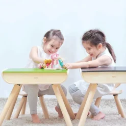 Outlet Bureau pour enfant - Plateau noir en planwood Enfant Bureaux, Tables Enfant