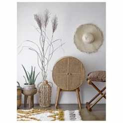 Outlet Cabinet rond Otto en cannage Meubles De Rangement