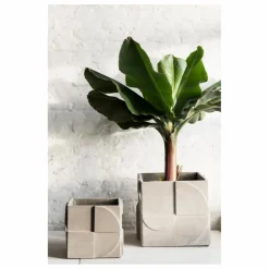 Cache pot Seventies en béton | Vases, Objets Déco