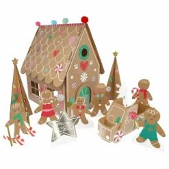 Calendrier de l'avent Gingerbread Enfant Décoration De Fête
