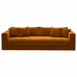 New Canapé 3 places Bellechasse light en velours gratté - 240 cm | Canapés, Fauteuils