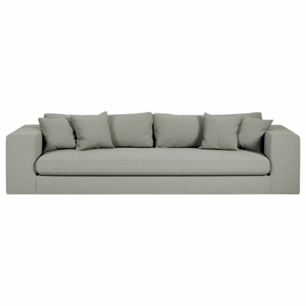 Clearance Canapé 3 places Bellechasse en coton et lin - 245 cm | Canapés, Fauteuils