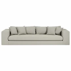 Outlet Canapé 4 places Bellechasse en coton et lin - 275 cm | Canapés, Fauteuils
