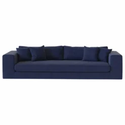 Hot Canapé 4 places Bellechasse en velours brut - 275 cm | Canapés, Fauteuils