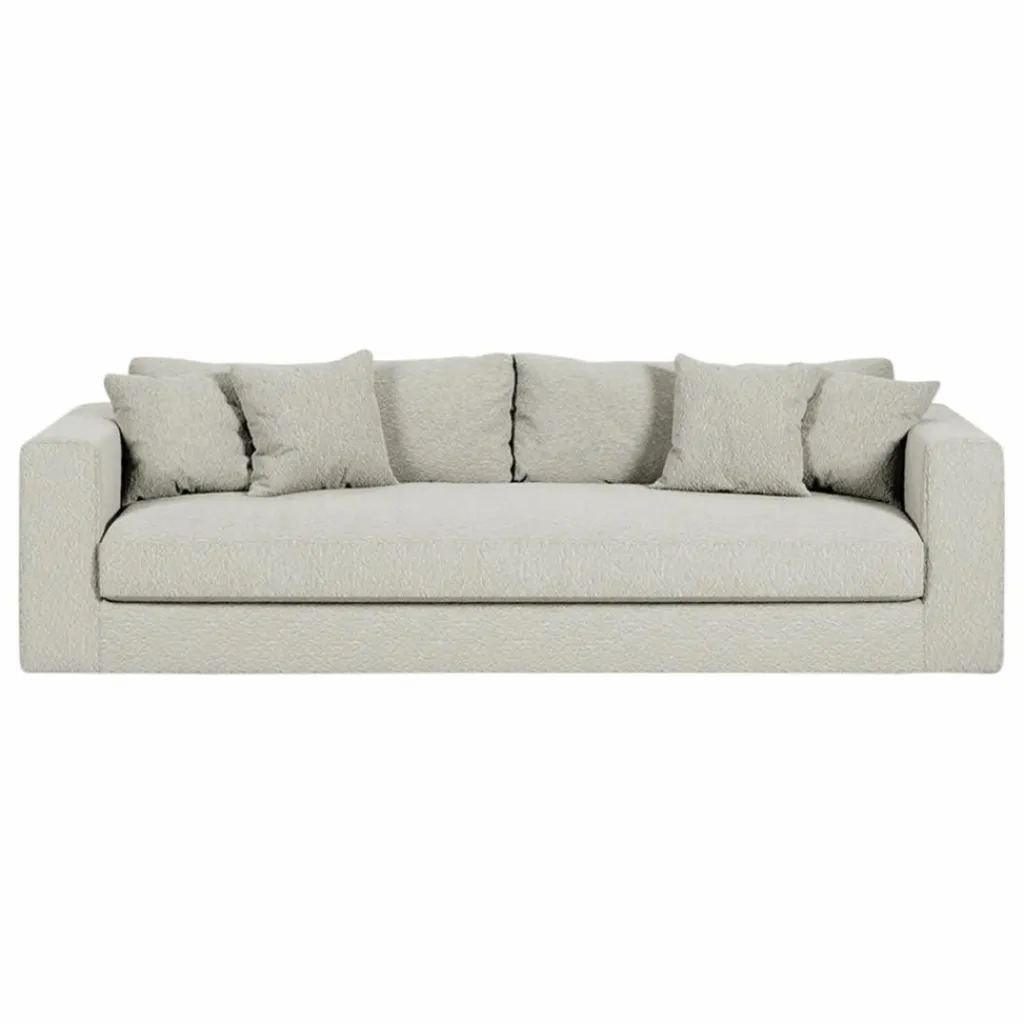 Clearance Canapé 4 places Bellechasse light en bouclette - 260 cm | Canapés, Fauteuils