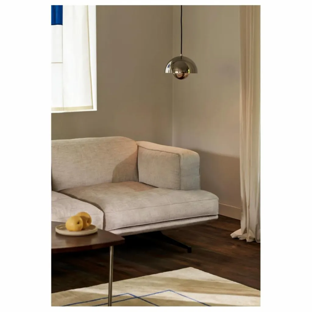 Canapé 2 places Inland AV22, piétement noir | Canapés, Fauteuils