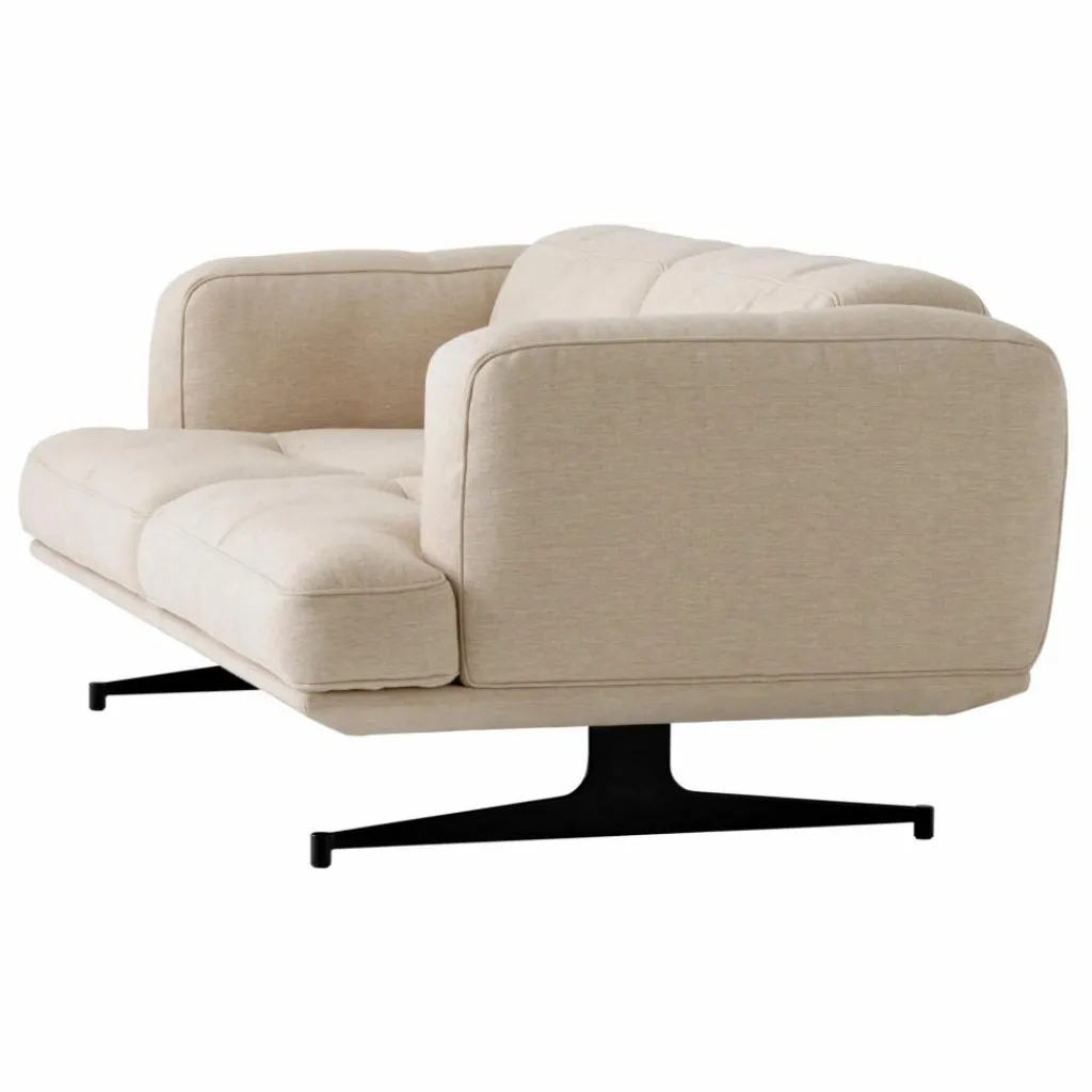 Canapé 2 places Inland AV22, piétement noir | Canapés, Fauteuils