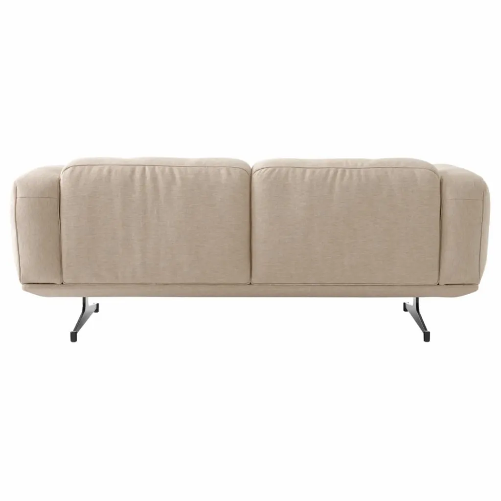 Canapé 2 places Inland AV22, piétement noir | Canapés, Fauteuils