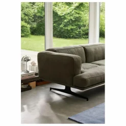 Canapé 2 places Inland AV22, piétement noir | Canapés, Fauteuils