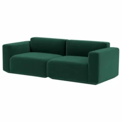 Canapé Develius EV1, 2 places en velours | Canapés, Fauteuils