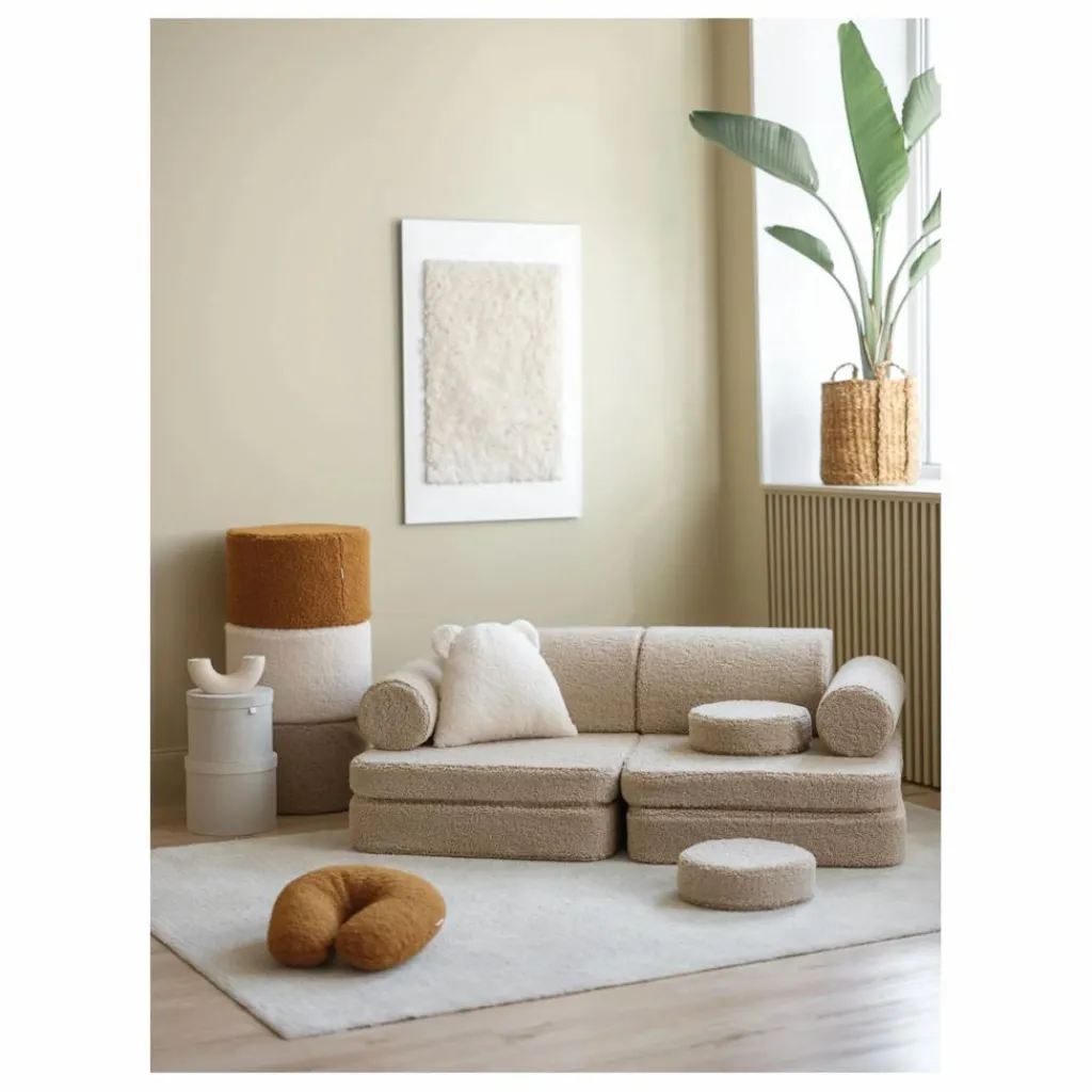 Discount Canapé modulable en teddy | Enfant Chaises Enfant