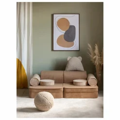 Clearance Canapé modulable en velours côtelé | Enfant Chaises Enfant