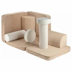 New Canapé modulable en velours côtelé | Enfant Chaises Enfant