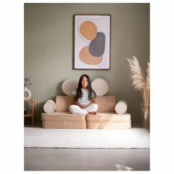 New Canapé modulable en velours côtelé | Enfant Chaises Enfant