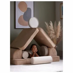 New Canapé modulable en velours côtelé | Enfant Chaises Enfant