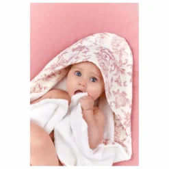 Sale Cape de bain en éponge Toile de Jouy | Puériculture|Linge De Toilette