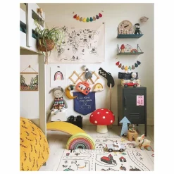 New Carte du monde version anglaise Enfant Décoration Murale|Déco Murale Enfant