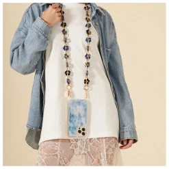 Clearance Chaine Longue Cassy Fleurs 120 cm | High-Tech